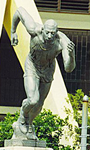Athlete, at National Stadium, Jamaica