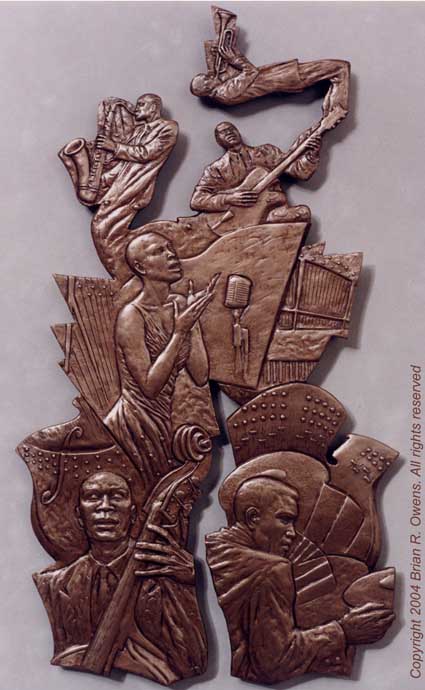 relief sculpture bronze