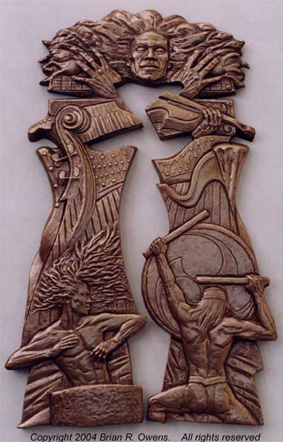 relief sculpture bronze